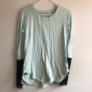 Lululemon Aqua Long Sleeve Tee - size 4